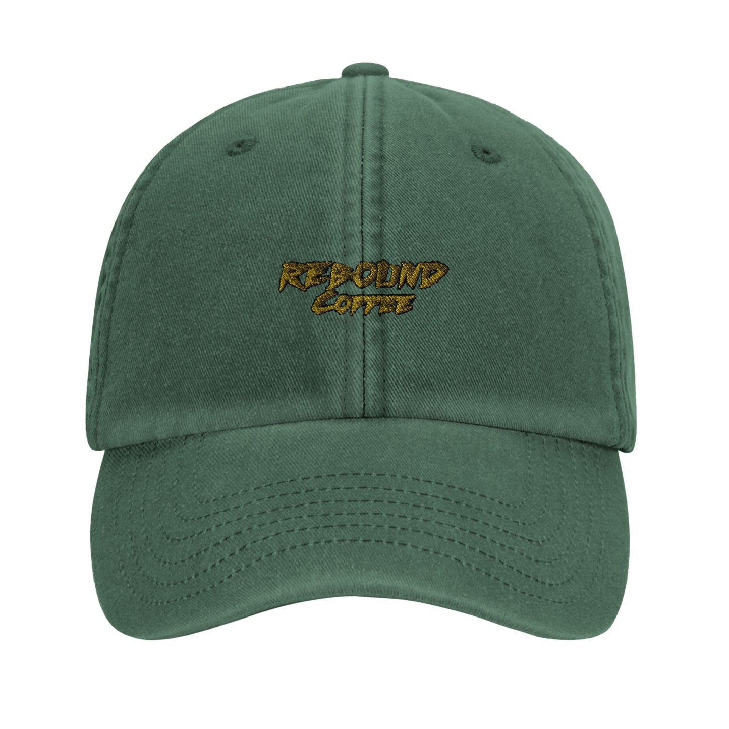 Rebound Coffee Vintage Cotton Cap – classic washed cotton cap with embroidered logo